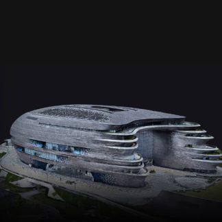 Reconstrucción arquitectónica profesional generada con DJI Terra